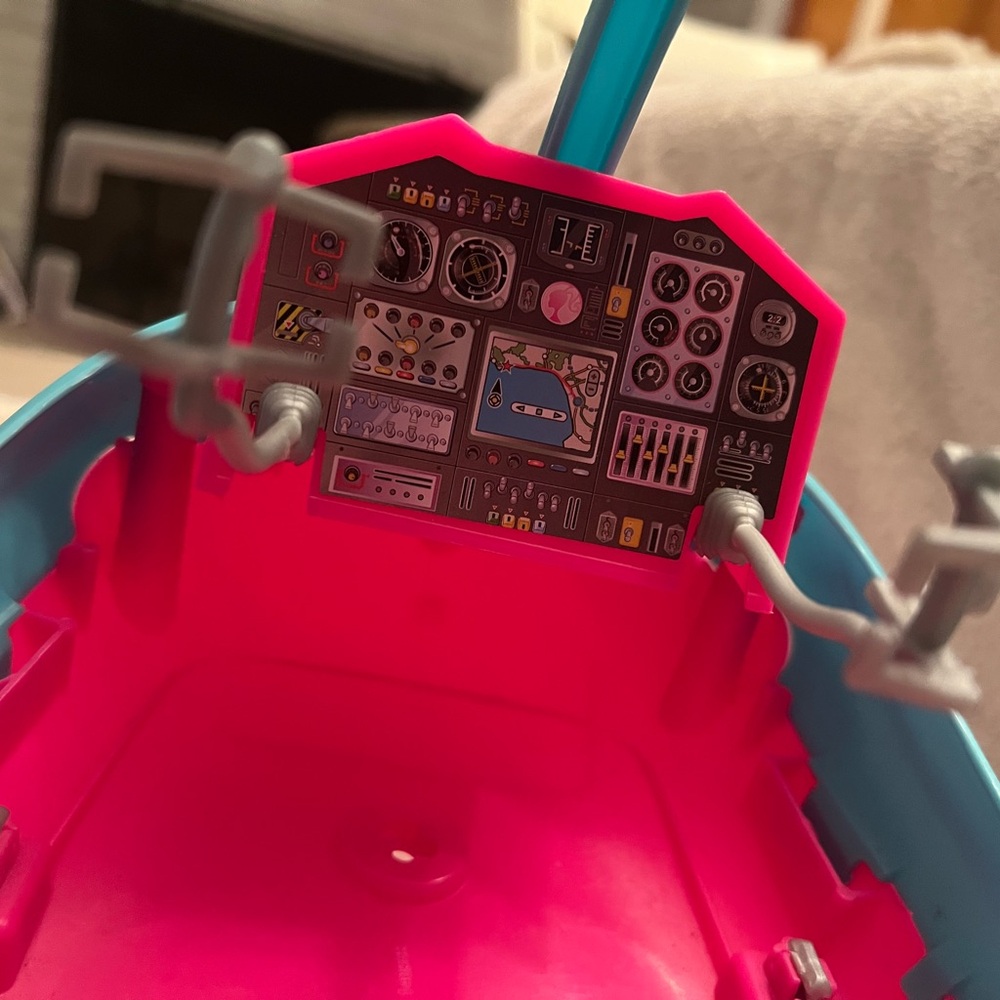 💕 Mattel Barbie Dreamhouse Adventures Pink & Blue Helicopter - Picture 12 of 16